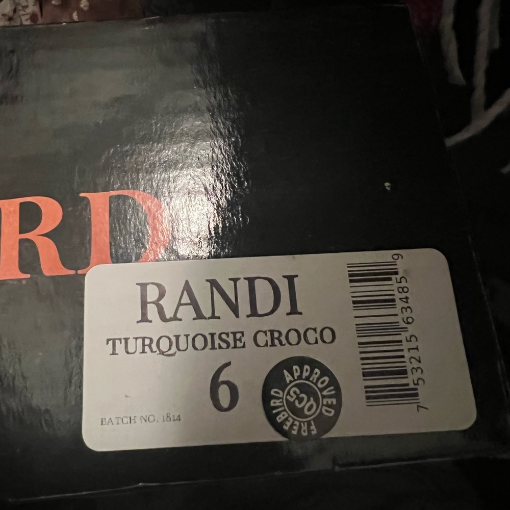 FREEBIRD Randi Turquoise Croco in Size 6 - Picture 11 of 11